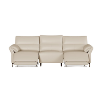  顾家家居 KUKA  90.YG.6177B 电动功能沙发 三人位双电动 科技布珠光米 常规款