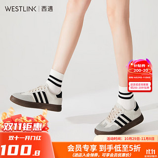 WESTLINK 西遇 德训鞋女2024新款秋季