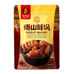 老博承 博山特色零食小吃解馋食品荤素制品一餐一包 传承款酥锅400g