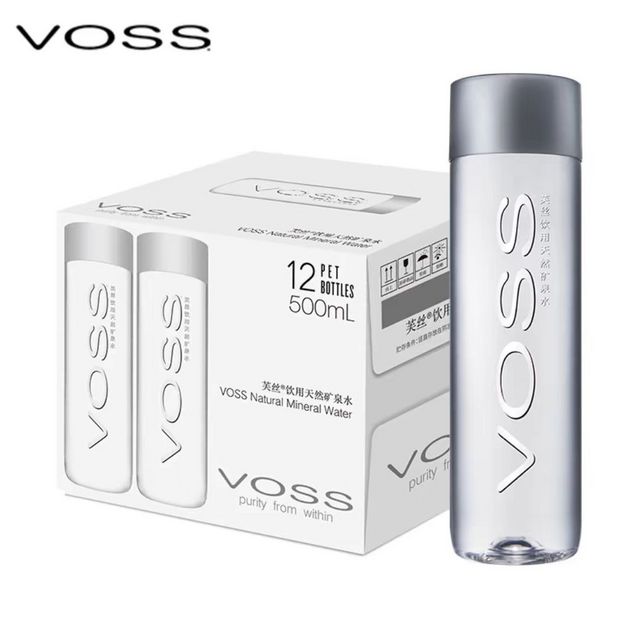 88VIP、今日必买：VOSS 芙丝 天然矿泉水500ml*12瓶