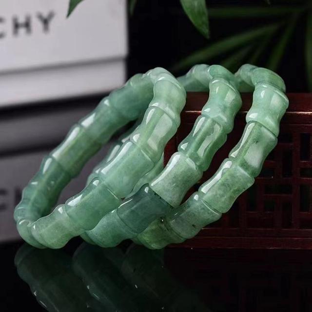 UVE 优悦生活 东陵玉竹节手排手环 男女款 可调节