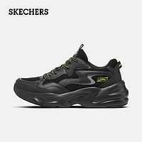 SKECHERS 斯凯奇 秋季新款男士复古老爹鞋厚底增高缓震休闲时尚简约百搭运动鞋