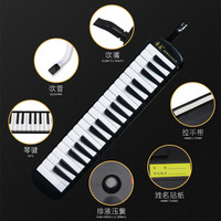 奇美黑霸王口风琴37键32键儿童初学者用成人专业演奏级口风琴