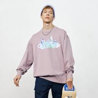 Champion【品牌】 纯色百搭卡通印花LOGO套头卫衣