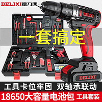 DELIXI 德力西 12V双速电钻