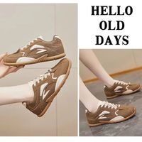 随澜 厚底老爹鞋 休闲运动旅游鞋 卡其色 37