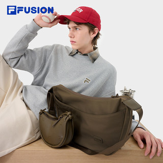 FILA FUSION斐乐潮牌款挎包2024秋时尚休闲懒人包单肩包