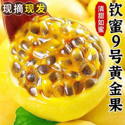 果迎鲜 百香果 新鲜水果 黄金百香果 单果40-60g 20个