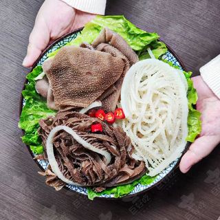 食遇福新鲜毛肚牛百叶火锅食材黑白千层毛肚涮火锅生鲜火锅套餐 【白千+黑千+叶片】共 3斤