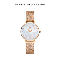 Daniel Wellington PETITE系列 女士石英手表 Petite 28 Pressed Studio Lumine RG MOP 28mm