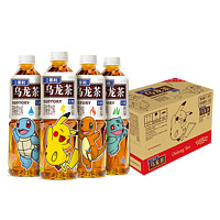 SUNTORY 三得利 宝可梦乌龙茶500ml*15瓶+无糖清茶500ml*15瓶