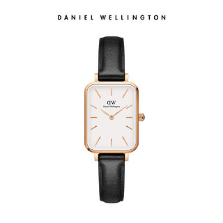 Daniel Wellington 女士手表 Quadro Watch 20X26 Sheffield 玫瑰金白盘