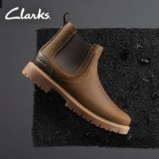 Clarks 其乐 洛斯戴尔系列男鞋时尚简约切尔西靴英伦皮靴短靴