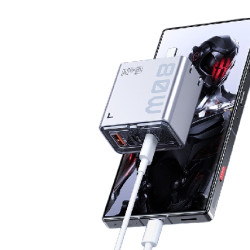 nubia 努比亚 红魔80W 三口氮化镓充电器+100W数据线