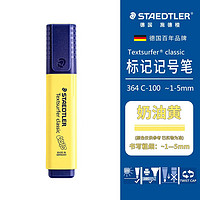 STAEDTLER 施德楼 荧光笔彩色  奶油黄364 C-100单支装