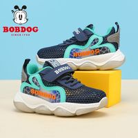 BoBDoG巴布豆童鞋男童鞋季透气网面小休闲女童防滑运动鞋