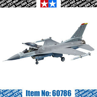 TAMIYA 田宫 美国舰载战斗机 拼装模型  1/72 F-16CJ 战隼战斗机 60786