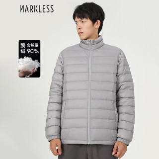 Markless 羽绒服男23年冬季90鹅绒防波水外套男士保暖