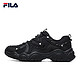 FILA 斐乐 官方猫爪鞋女鞋2024冬复古运动鞋时尚休闲鞋FLUID 4