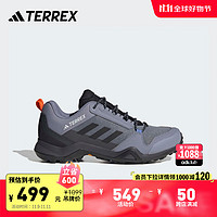 adidas AX3 GORE-TEX防水透湿透汽户外登山徒步鞋阿迪达斯TERREX 灰蓝/黑 40