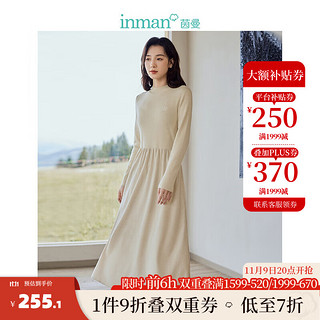 INMAN 茵曼 女装灯芯绒连衣裙 18348727