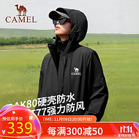 CAMEL 骆驼 户外夹棉冲锋衣硬壳防水外套 100141245086