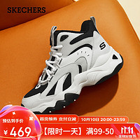 SKECHERS 斯凯奇 女鞋秋冬季加绒高帮老爹鞋保暖复古运动休闲鞋168014