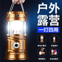 飞鸟 户外露营灯 太阳能充电帐篷灯 超长续航遥控可调夜市摆摊灯 经典露营马蹄灯