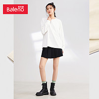 Baleno 班尼路 女纯色蝙蝠长袖