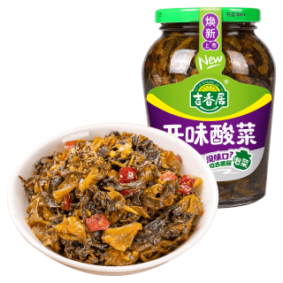 吉香居开味酸菜350g四川泡菜拌饭拌面榨菜下饭菜酱菜雪菜咸菜腌菜
