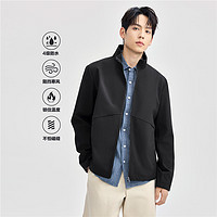 GIORDANO 佐丹奴 软壳夹克男24冬城市风冲锋衣立领登山服防风外套男01074708