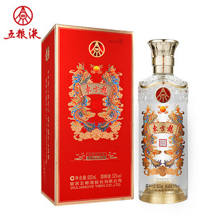 WULIANGYE 五粮液 东方龙 粮食浓香型白酒52度 中国红 52度 500mL 1瓶 单瓶装（3人团）