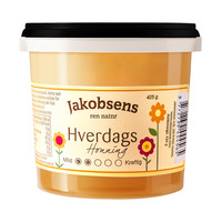 丹麦Jakobsens百花结晶蜂蜜425g*2纯正天然野生养胃
