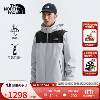 THE NORTH FACE 北面 冲锋衣SANGRO男女DRYVENT防水24秋冬新款|88FR C3F/星辰灰 XXL/185