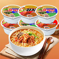 NONGSHIM 农心 牛肉碗面泡菜桶装泡面 86g*4碗