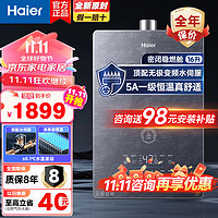 移动端、京东百亿补贴：Haier 海尔 天然气热水器家用13升/16升燃气热水器海尔智能WiFi 16L 静音天花板+密闭稳燃仓FA05