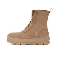 UGG 男女款舒适系带圆头轮胎厚底时尚马丁靴 1143833 沙色 38