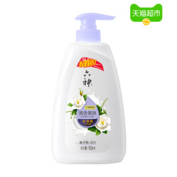 六神 清香爽肤栀子花香滋润嫩肤易冲洗保湿沐浴露700ml