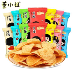 YI FU HOME 忆斧至家 董小姐星座薯片小包装24包一箱整箱儿童网红解馋零食小吃休闲食品年货 混合味20g*24包