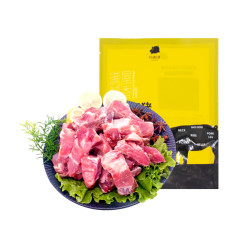 京东跑山猪 国产黑猪精软骨800g，24.4元。