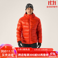始祖鸟(ARC'TERYX)CERIUM SV 24秋冬1000蓬松鹅绒轻量舒适防风保暖男士羽绒服 橙色/Solaris 2XL