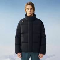 PLUS会员：DESCENTE 迪桑特 男女同款短款面包羽绒服 D4431SDJ69