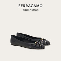 Salvatore Ferragamo 菲拉格慕 FERRAGAMO菲拉格慕女Gancini扣饰芭蕾舞平底鞋772999