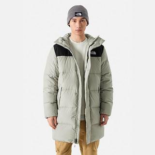 THE NORTH FACE 北面 羽绒服男600蓬鹅绒中长款保暖连帽外套7W7K