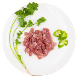 壹号土猪 肉片300g新鲜肉质嫩滑