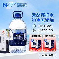 N47° 天然苏打水 碱性 4.5L*2桶