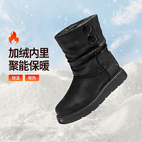 SKECHERS 斯凯奇 24年女鞋冬靴户外雪地靴舒适百搭一脚蹬高帮秋冬季