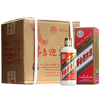 MOUTAI 茅台 飞天迎宾酱香型白酒 收藏送礼宴请 53度 500mL 6瓶 飞天迎宾21年整箱