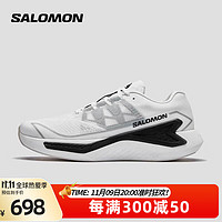 salomon 萨洛蒙 男款 户外运动舒适透气稳定支撑轻量训练公路跑步鞋 DRX BLISS 白色 472005