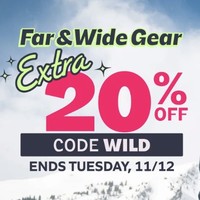 steep&cheap Far&Wide Gear专区 额外8折！